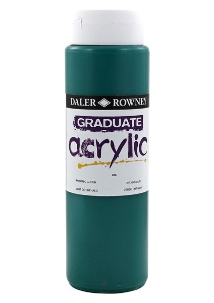 Graduate Akrilik Boya 500ML N:386 Phthalo Green