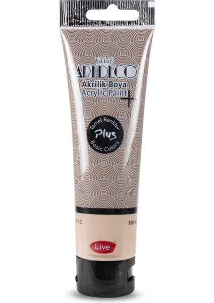 Plus Akrilik Boya 100ML Tüp Sepya 492