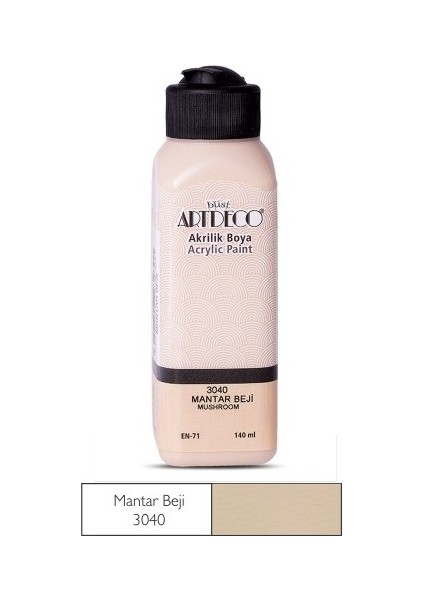 Mantar Bej Yeni Formül Akrilik Boya 140 ml