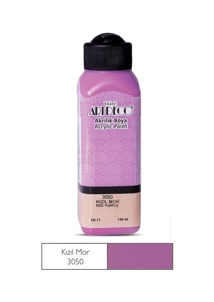 Kızıl Mor Yeni Formül Akrilik Boya 140 ml