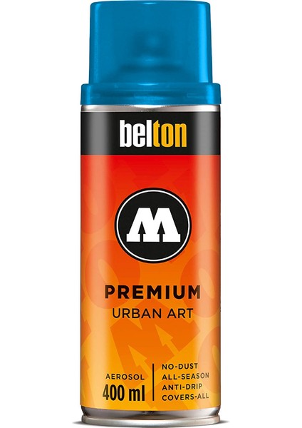 Belton Premium Sprey Boya 400ML N:243 Transparent Shock Blue