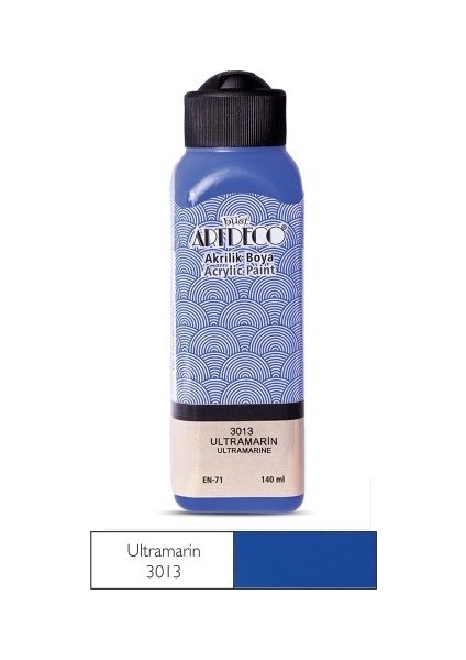 Ultramarin Yeni Formül Akrilik Boya 140 ml