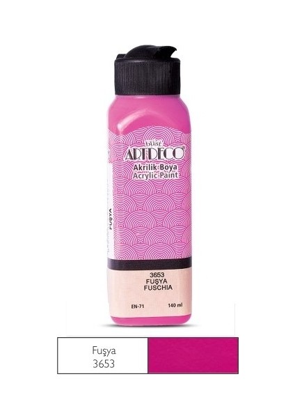 Fuşya Yeni Formül Akrilik Boya 140 ml