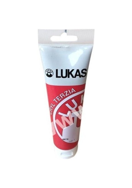 Cryl Terzia Akrilik Boya 125 Ml. 4874 Kadmiyum Kırmızı Koyu