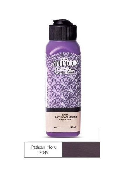 Patlıcan Moru Yeni Formül Akrilik Boya 140 ml
