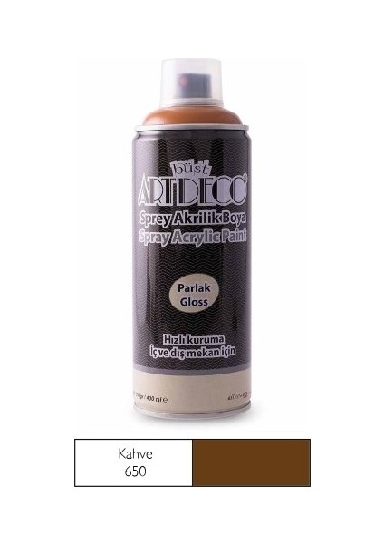 Sprey Akrilik Boya Kahve 400ML