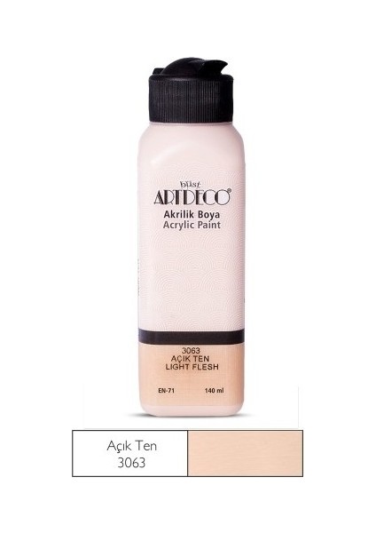 Açık Ten Yeni Formül Akrilik Boya 140 ml