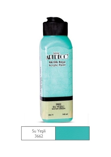 Su Yeşili Yeni Formül Akrilik Boya 140 ml