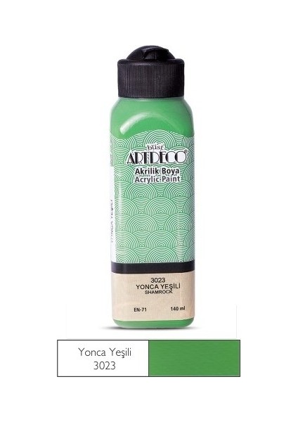 Yonca Yeşili Yeni Formül Akrilik Boya 140 ml