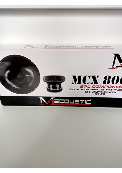 Spl Component MCX-800K - 20CM Midrange + 8cm Tweeter