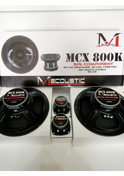 Spl Component MCX-800K - 20CM Midrange + 8cm Tweeter