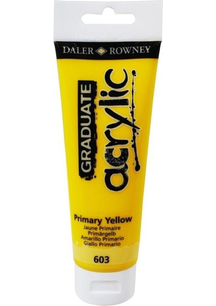 Graduate Akrilik Boya 120ML 603 Primary Yellow