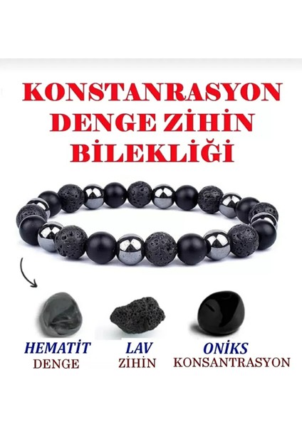 Doğaltaş Denge ve Zihin Unisex Bileklik