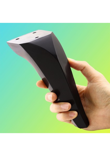 Lüks Mobilya Kanepe Sehpa Tv Ünitesi Koltuk Ayağı 15 cm Siyah Baza Ayak fırsatları