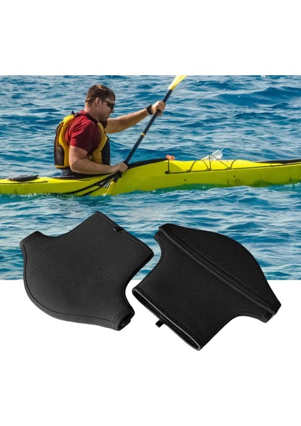 2x Mitts Neopren Deniz Kayak Yetişkin Siyahı Için Eldivenler 27X23CM (Yurt Dışından)