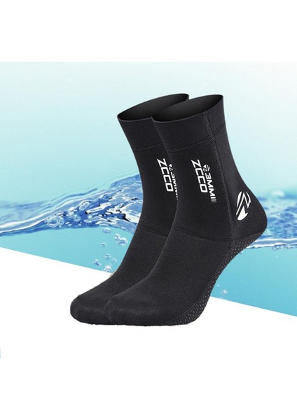 Neopren Wetsuit Çoraplar Plaj Su Sıcak Kum Koruma Çorapları Siyah Xl Için (Yurt Dışından)