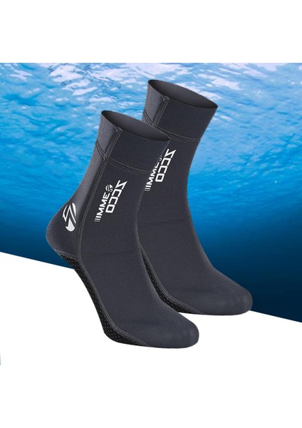 Neopren Dalış Wetsuit Sörf Şnorkelli Çoraplar Gri S (Yurt Dışından)