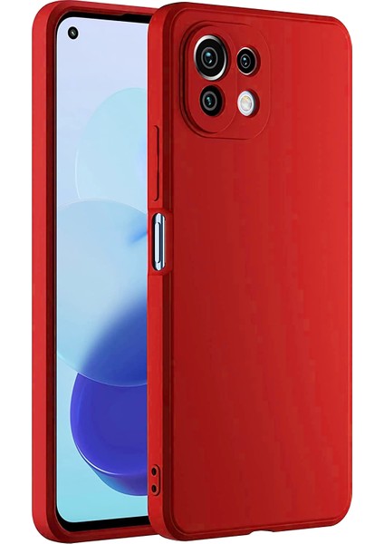 Xiaomi Mi 11 Lite Campro Serisi Kamera Korumalı Silikon Kılıf - AL3427