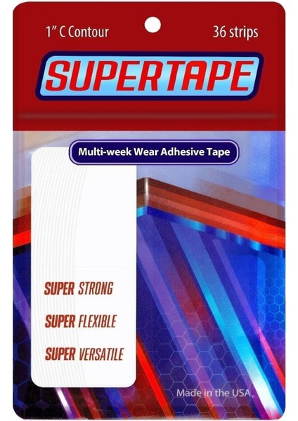 True Tape Super Tape Protez Saç Bandı Oval (1''c - 2,5cm x 7.5cm) 36 Adet