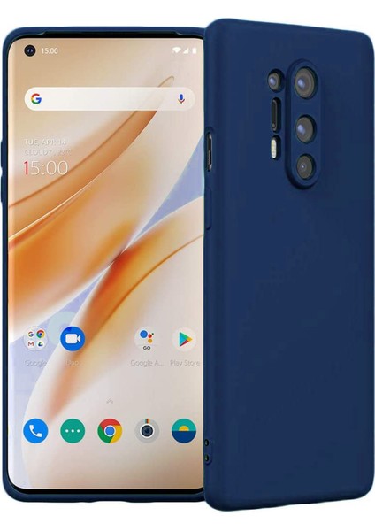 Oneplus 8 Pro Campro Serisi Kamera Korumalı Silikon Kılıf -AL3427