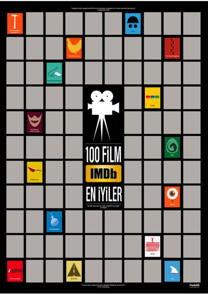 Imdb Top 100 Kazıkazan Film Posteri, Kazınabilir Poster, En Iyi 100 Film Kolay Kazıma Yeni Versiyon