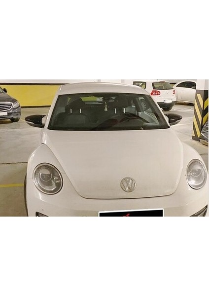 Oto Çizgi Vw New Beetle 2011-2019 Batman Yarasa Ayna Kapağı Piano Black Abs