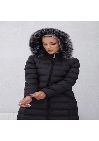 Kmkkombin Bayan Uzun Spor Şişme Mont modelleri