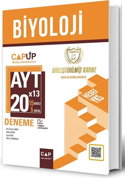 Çap Yayınları AYT Biyoloji 20 x 13 Up Deneme