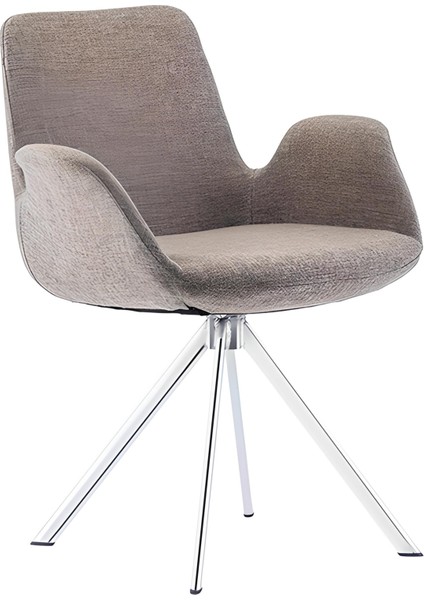 Hava Gri Kumaş Ofis Sandalyesi