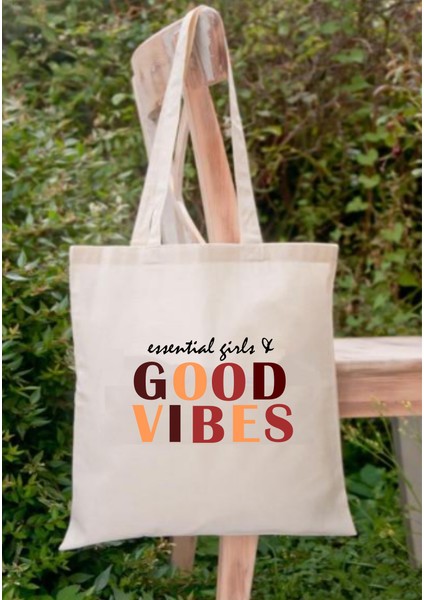 Good Vibes Tote Bez Çanta fiyatları