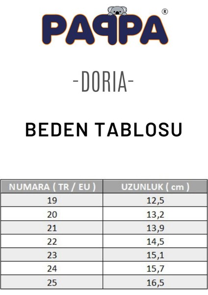 Doria Kız Soft Tabanlı Dore Babet