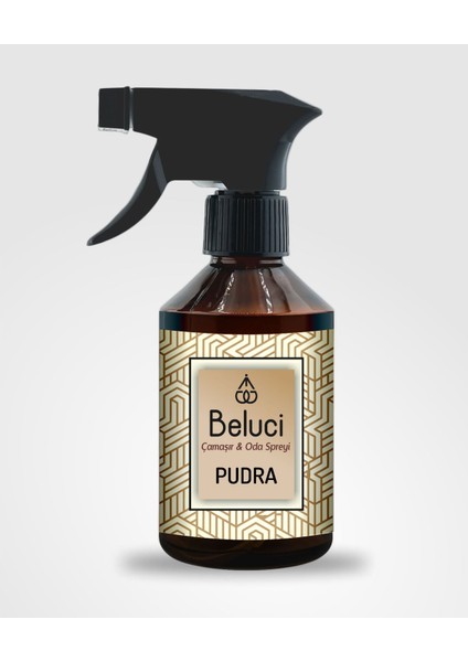 Pudra + Amber Oda ve Çamaşır Spreyi Koku Giderici 2 x 250 ml