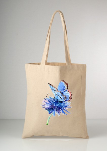 Flowers Tote Bez Çanta