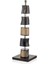 Natural Horn Parçalı Siyah Boynuz Dekor Küçük 10X10X40 cm 1