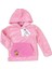 Kız Erkek Çocuk Mavi Pembe Renk Snoopy Nakış Işlemeli Kapüşonlu Kanguru Cepli Sweatshirt 1