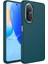 Huawei Nova 9 Se Kapak Renkli Metal Kamera Çerçeveli First Class Içi Kadife Lasnman Kılıf - Yeşil 1