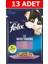 Felix Kuzu Etli Yaş Kedi Maması 85GR 13 Adet Pouch Kuzulu Kedi Konserve Kedi Islak Maması 1