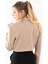 Taş Kruvaze Yaka Kaşe Crop Astarlı Blazer Ceket 0105125.50 4