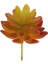 Yapay Etli Lotus Çiçek Yaprakları Bitki Sarı Kırmızı (Yurt Dışından) 1