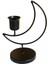 2xtaper Candle Tutucu Candlestick Candelabra Demir Stand Masa Süsleme Siyah 2 Pc (Yurt Dışından) 1