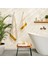 Minka Sonil %100 Pamuk Banyo/Yüz Havlusu Hamam Seti Off White Gold 1
