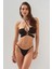 Parçalı Crop Bikini Takım Siyah 231204 1