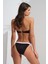 Pierre Cardin Soft Pedli Fermuarlı Straplez Bikini Takım Siyah&beyaz  231201 2