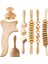 7x Ahşap Masaj Araçları Serbest Bırakma Selülit Kas Gua Sha Aracı (Yurt Dışından) 1