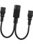 Loviver 3'lü Yeni Pvc 1-2 Y-Cable IEC320-C14 Ila 2C13 Kordon Adaptörü Pdu/ups (Yurt Dışından) 5