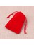 2X50PCS Yumuşak Velvet Drawstring Torbası Düğün Favor Çanta / Noel Hediye Çantası Kırmızı 2 Pcs (Yurt Dışından) 3