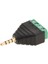 Av 4 Vidalı Terminal Fe Konektörüne 35MM (1/8 Inç) Stereo (Yurt Dışından) 1