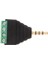 Av 4 Vidalı Terminal Fe Konektörüne 35MM (1/8 Inç) Stereo (Yurt Dışından) 2