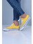 SkyHike Keten Sarı Kısa Rahat Sneaker Spor Ayakkabı 4