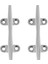 2x 4 "kelepçe Mooring Cleat Yüksek Cilalı Deniz Sınıfı Paslanmaz Çelik (Yurt Dışından) 1